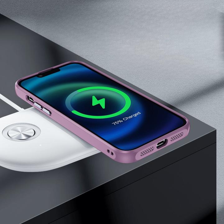 Actual product image Cover-Discount iPhone 15 Plus - Case with camera protection purple (Apple iPhone 15 Plus)