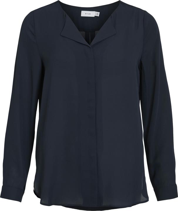 Produktbild Vila High Low geteilter Kragen Hemd (XXL)