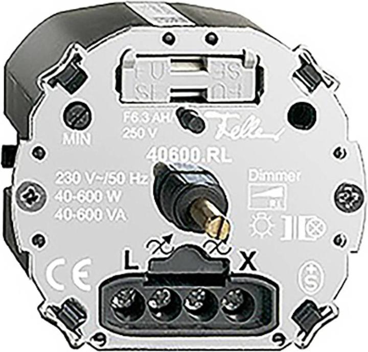 Feller Rotary dimmer R,L 40-600VA/W