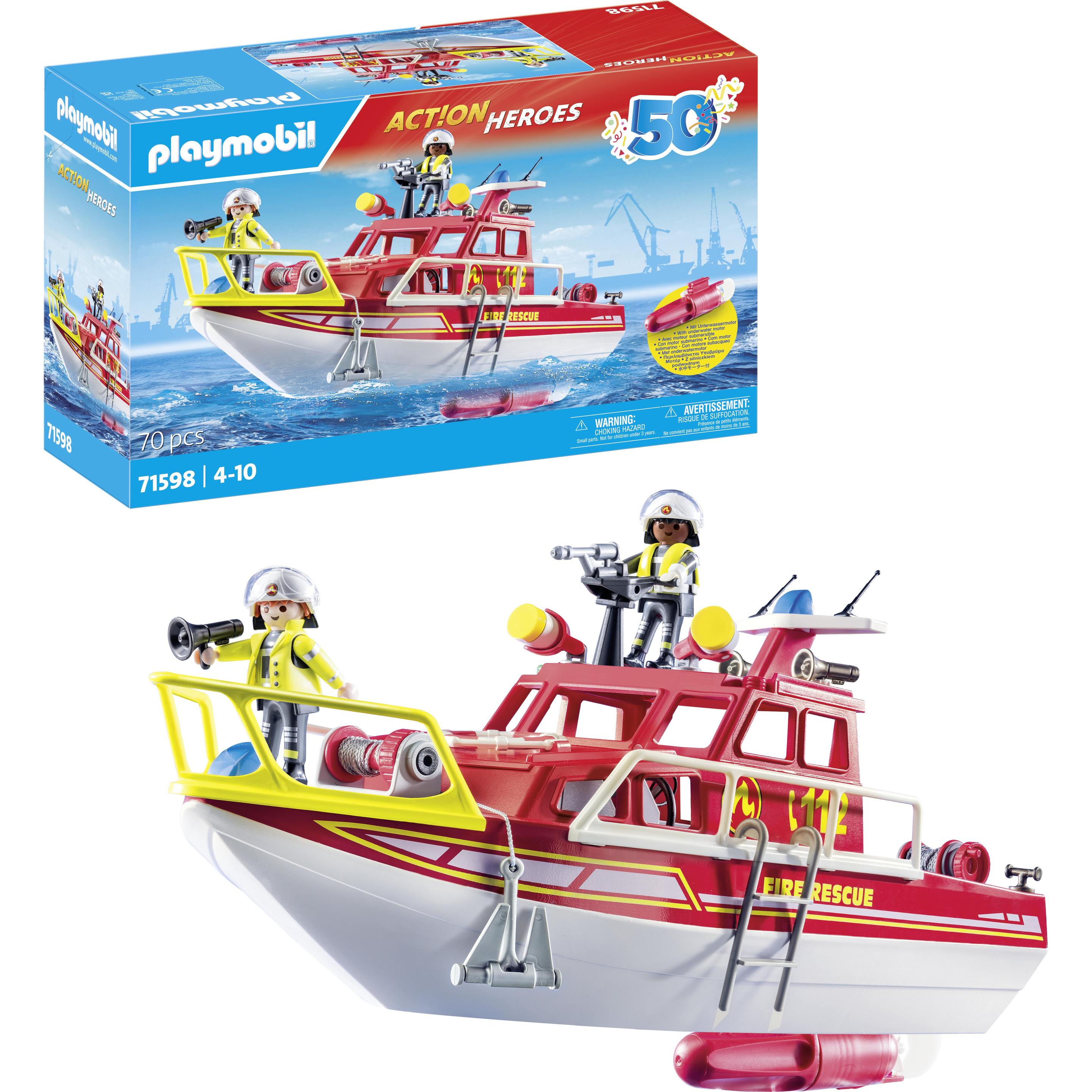 Thumbnail - Playmobil Feuerlöschboot (71598, Playmobil City Action)
