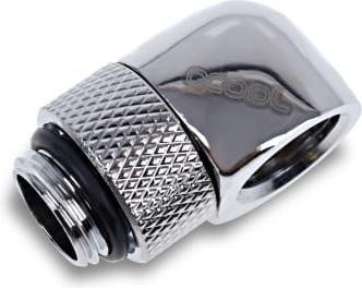 Produktbild Alphacool Eiszapfen L-Verbinder drehbar G1/4 AG auf G1/4 IG - 4pcs Set Chrome