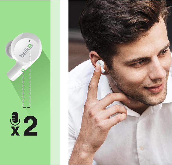 Produktbild Belkin Soundform Rise (Keine Geräuschunterdrückung, 31 h, Kabellos)
