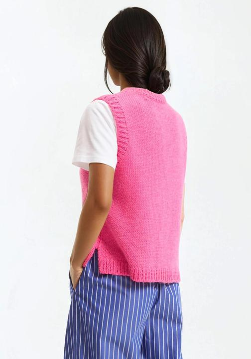 Produktbild La Redoute Collections Pullunder mit rundem Ausschnitt (L)