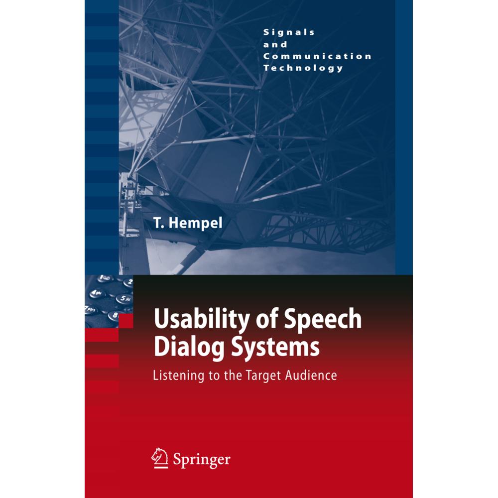 Usability of Speech Dialog Systems, Fachbücher von Thomas Hempel