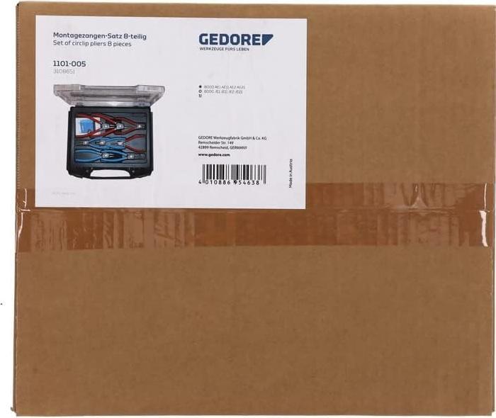 Image du produit Gedore 1101-005 Jeu de pinces de montage 8 pièces en i-BOXX 72 (370 mm)