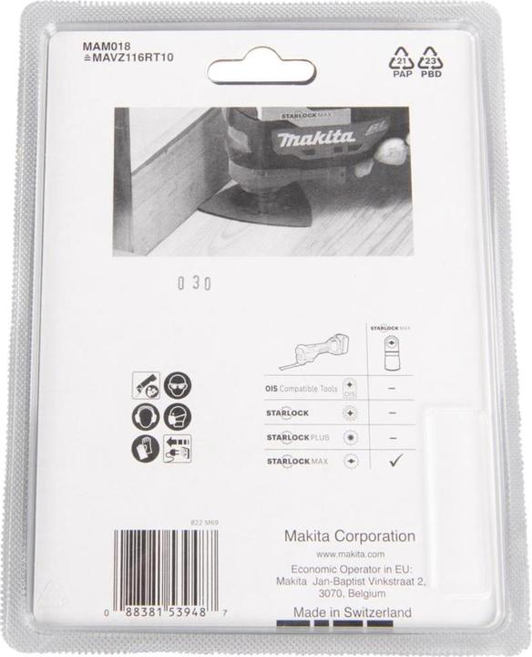Immagine prodotto Makita Piatto delta HM 116 MAM018 (100)
