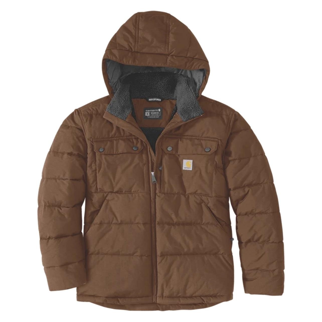 Carhartt, Mannen, Winterjassen, Giacca Isolata Montana Loosefit, Rood, (Xl)