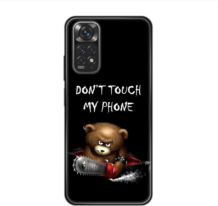 Dont Touch My Phone Bär Schwarz