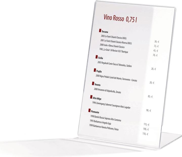 Immagine prodotto Durable Stand di presentazione A5, trasparente (A5)