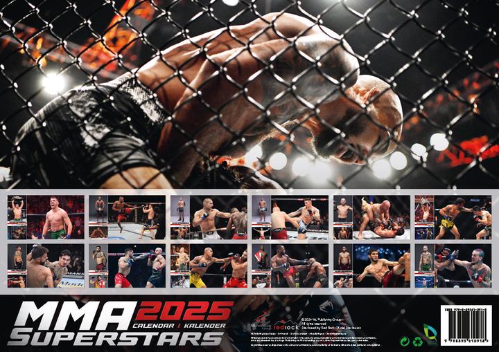 Actual product image MMA Calendar 2025 (42 x 30 cm, German)