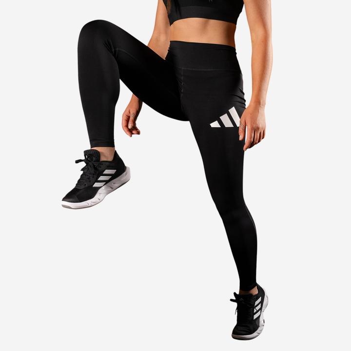 Decathlon Leggings Damen - Logo-Print schwarz (M)