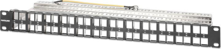 Produktbild Intellinet 48-Port Patchpanel, geschirmt und unbestückt, 1 HE