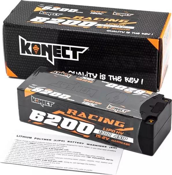 Produktbild Konect RC-Akku LiHV 6200 mAh 15.2 V 130C Racing (15.20 V, 6200 mAh)