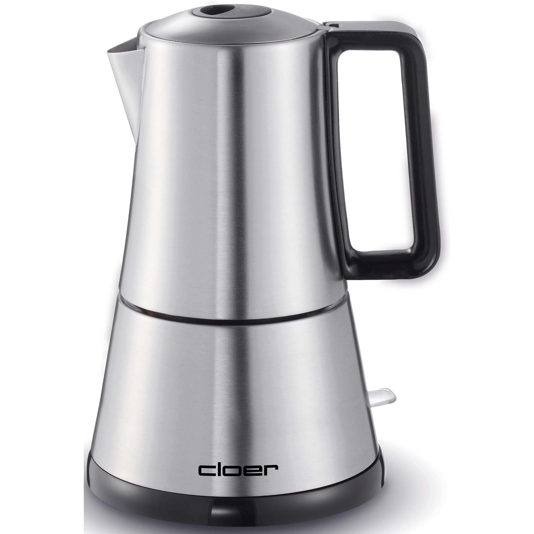 Cloer 5918, Espressokocher, Silber