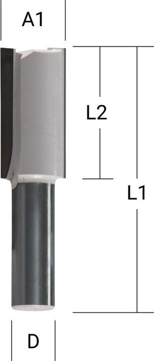 Produktbild Makita Fräser Nut Zweischneider 12mm