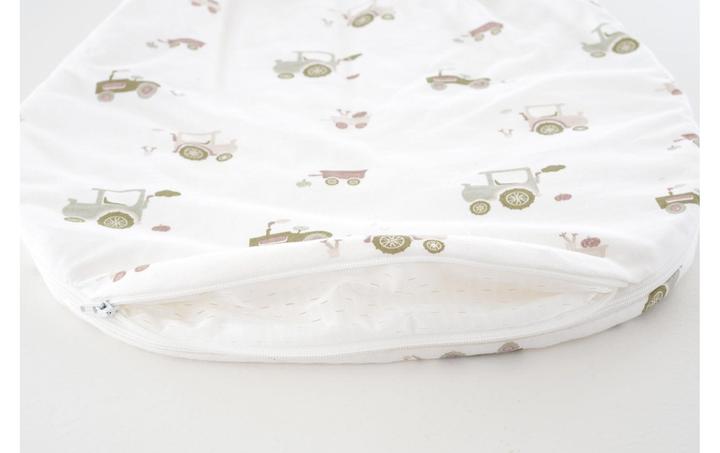 Actual product image Träumeland Baby all-year sleeping bag Little Farm green size 80/86 (86 cm, 2.5 TOG, All-season)