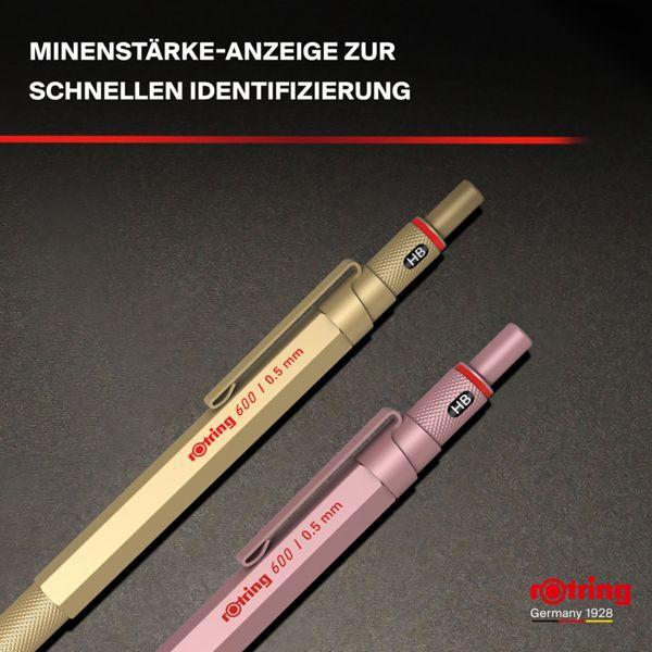 Actual product image Rotring 600 Feinminenstift metallic-gold 0,5 mm (0.50 mm, 1 x)