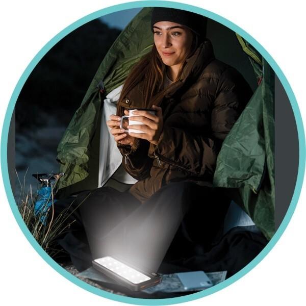 Image du produit Rebeltec Banque d'alimentation P10 LCDPD 10 000mAh LAMP (10000 mAh)