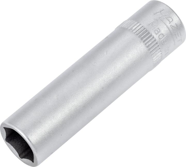 Actual product image HAZET Socket ∙ hexagon 850LG-9 ∙ Square, hollow 6.3 mm (1/4 inch) ∙ Outside hexagon traction profil… (9 mm)