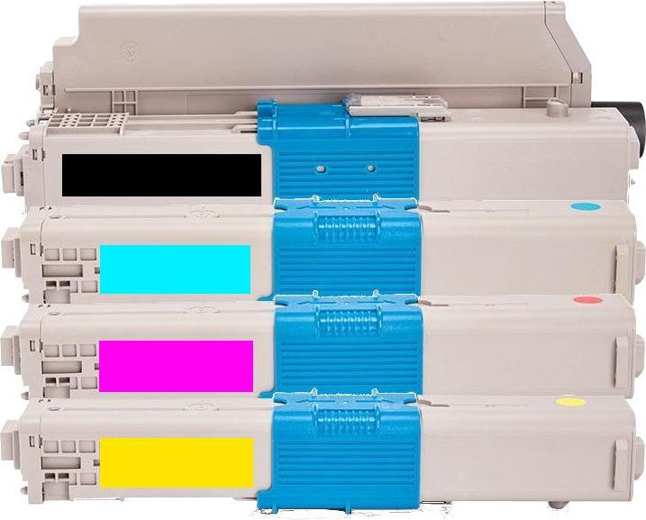 Actual product image Hermex Compatible OKI MC 342 DN Toner (M, C, Y, FC)
