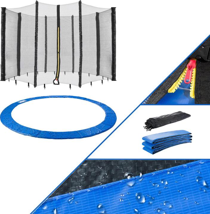 Image du produit Arebos Couverture de bord de trampoline et filet de sécurité