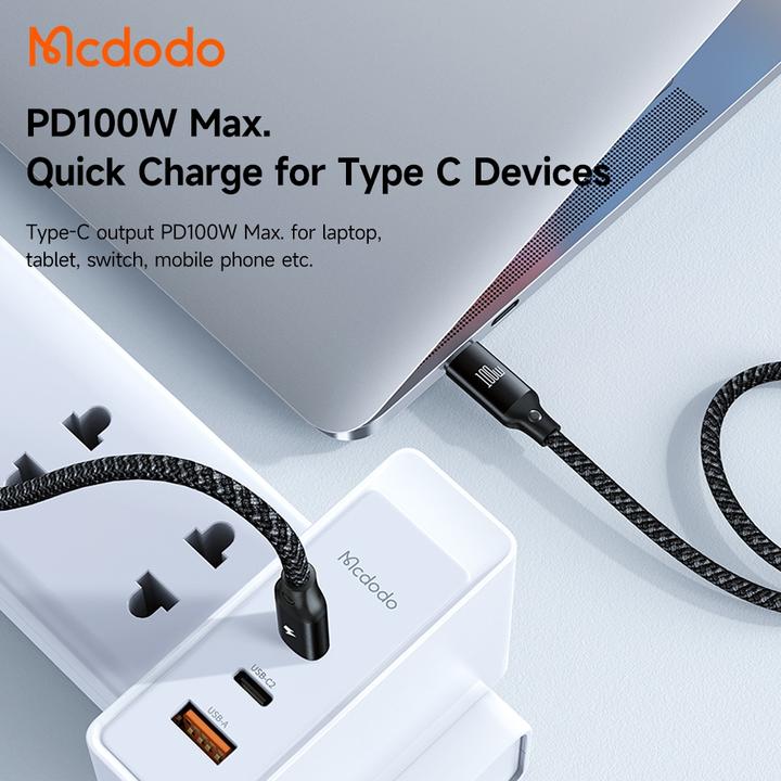 Image du produit Mcdodo HP-7500 casque filaire, USB-C (blanc) (Filaire)