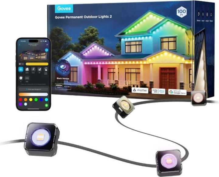 Image du produit Govee Lampes permanentes d'extérieur 2 - 30M (40 lm, IP67, IP65)