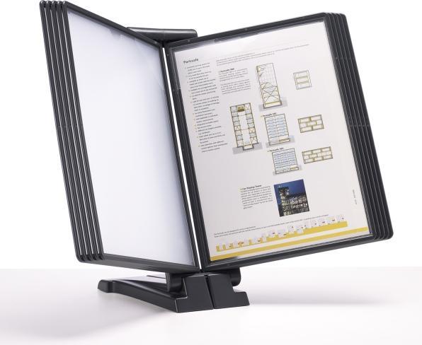 Actual product image B.N.T. Register system A4 QuickFind gr.modul antracit t/10 lommer (A4)