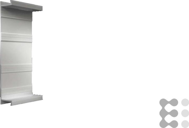 Productafbeelding Rittal Basisplaat tussenstuk SV 9341.140 (L x B x H) 100 x 210 x 32 mm Hard PVC Grijs (RAL 7035) Geschikt