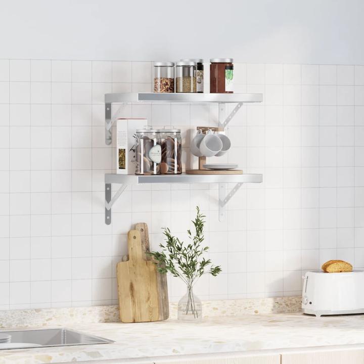 Image du produit vidaXL Étagères murales 2 pcs. Noble (50 x 30 x 3 cm)