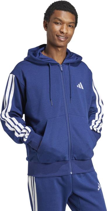 Produktbild adidas 3 Stripes Fleece Full Zip Hoodie (L)