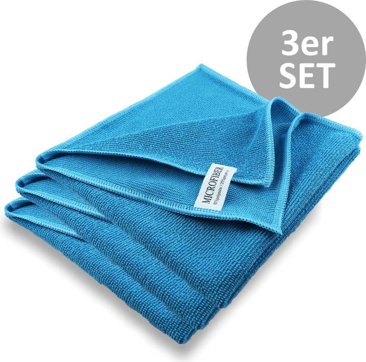 Image du produit Auromi puro PREMIUM Garn chiffon microfibre bleu 40x40cm (4 pcs)