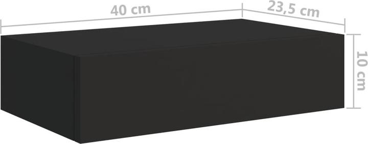 Immagine prodotto vidaXL Schubladenregal (40 x 23.50 x 10 cm)