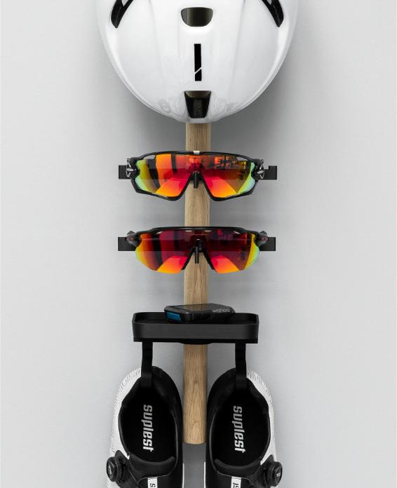 Produktbild Tons Rack Wandhalterung für Schuhe, Helm und zwei Brillen mit Ablage