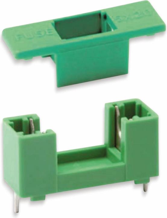ESKA 506.000 G-Sicherungshalter mit Kappe für 5x20mm Printmontage, 6,3A, 250V (6.30 A)