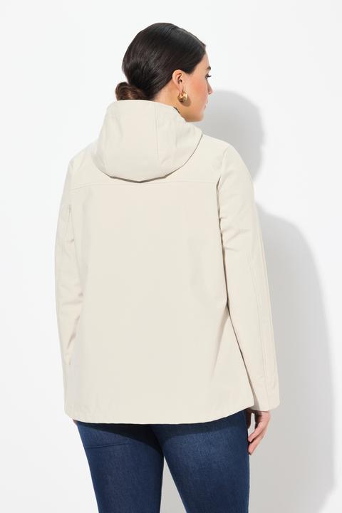 Produktbild Ulla Popken HYPRAR Softshell-Jacke, wasserabweisend, Knebelknöpfe (46, 48)