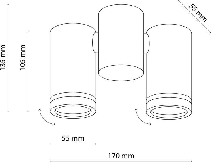 Image du produit Licht-Erlebnisse Carson (GU10)