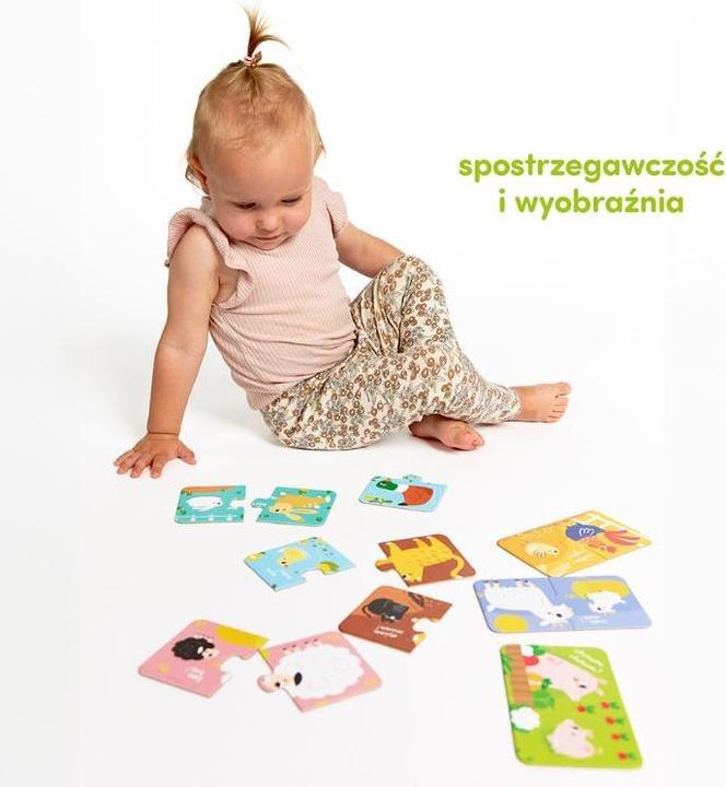 Actual product image Czuczu Puzzle for couples - farm animals (7 pieces)