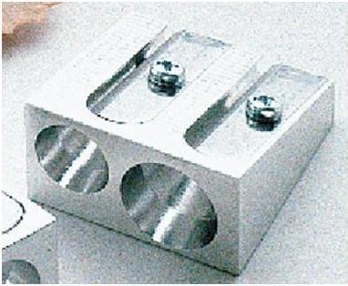 Produktbild Soennecken Doppelspitzer 7,8 und 11mm Metall silber