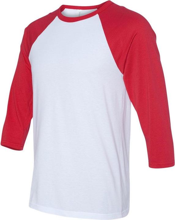 Produktbild Bella Canvas DreiviertelÄrmel Baseball Tee (XS)