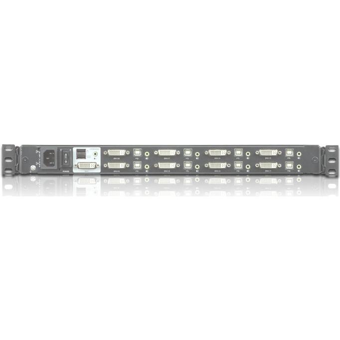 Thumbnail - Aten 17.3" Widescreen DVI, KVM Switch, Schwarz