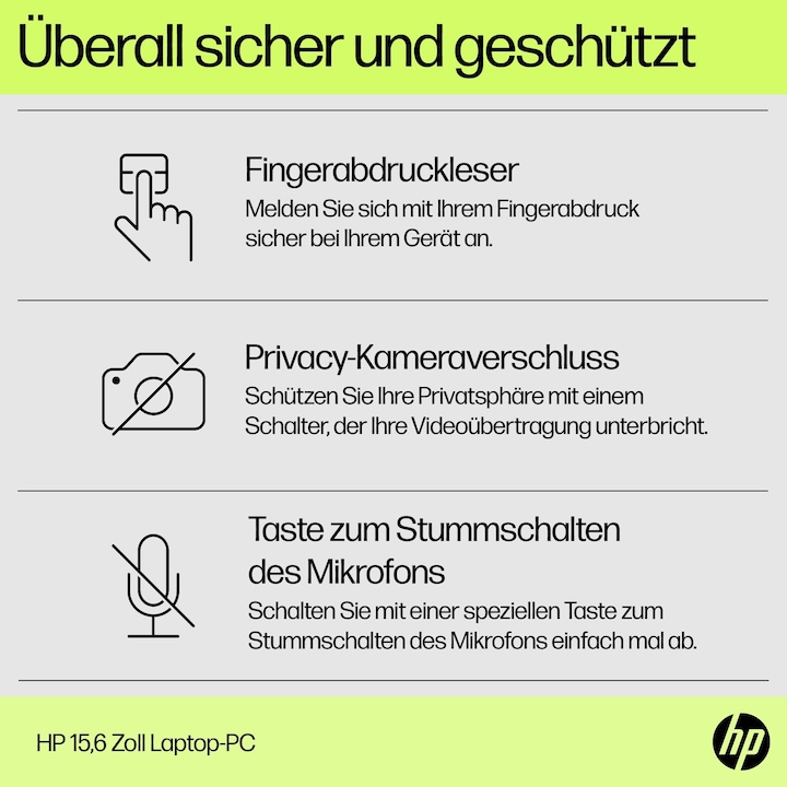 Actual product image HP 15-fd1053ng (15.60", Intel Core 3 100U, 8 GB, 512 GB, DE)