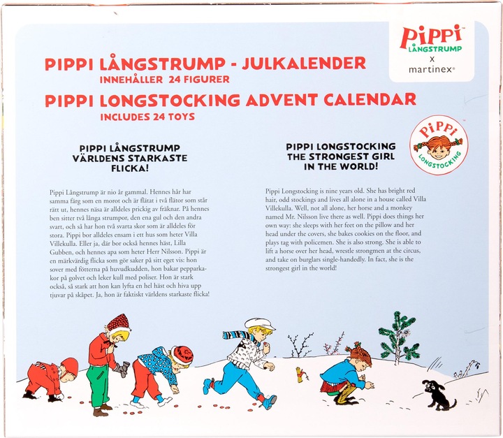 Produktbild Pippi Langstrumpf - Weihnachtskalender 2022