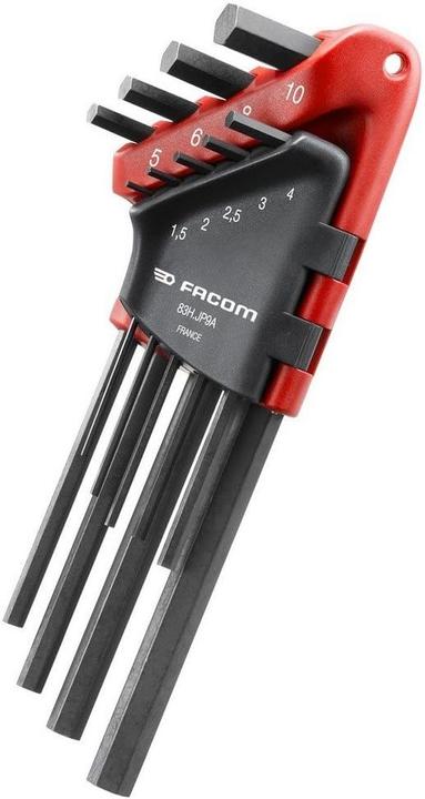 Actual product image Facom 9-teiliger Stiftschlüssel-Satz im Klapphalter, metrisch, 83H.JP9A