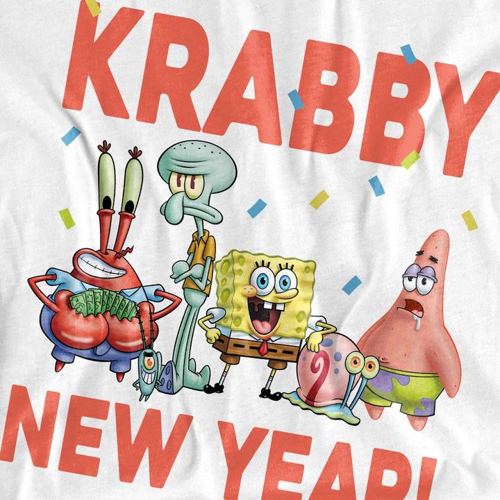Image du produit Spongebob Squarepants - T-shirt KRABBY NEW YEAR - Adulte (M)