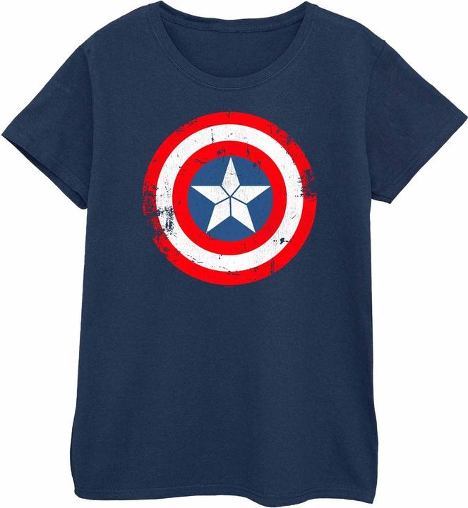 Produktbild Captain America Civil War Distressed Shield TShirt (S)