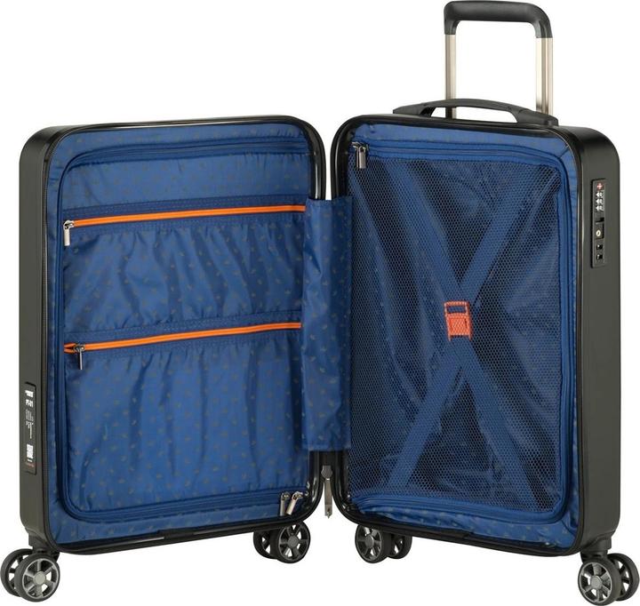 Produktbild Princess Traveller Koffer - Prinzessinreiser PT01 Deluxe - Handtasche Koffer - Pitch Black - S -55 cm (35 l)