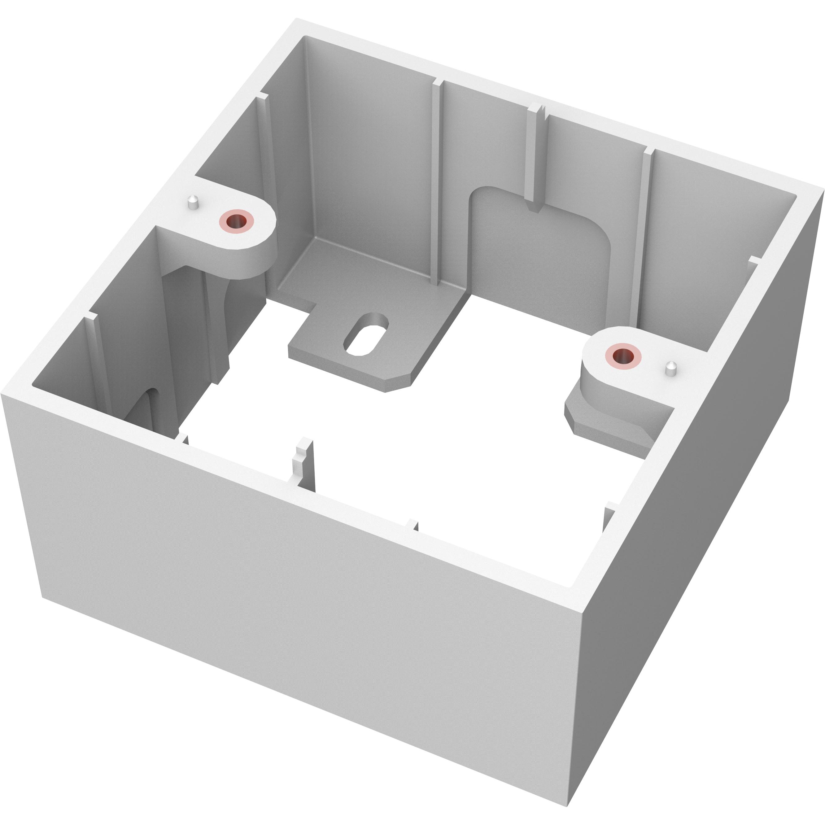 Vision Techconnect 1-Gang Backbox, Server Zubehör, Weiss