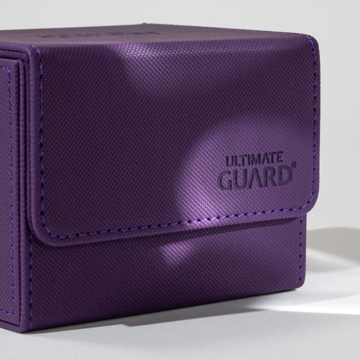 Actual product image Ultimate Guard Card Box XenoSkin Sidewinder Monocolor 80+ Purple