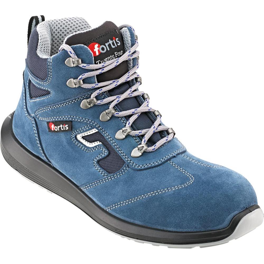 Fortis, Sicherheitsschuhe, Stiefel Midgard,S1, Gr. 45, blau (S1, 45)